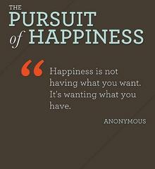 Pursuit of Happiness!